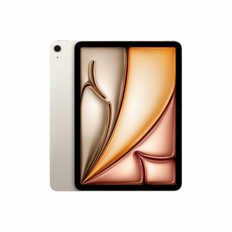 Apple iPad Air 11-inch (M4), 128 GB, Starlight - front and back view