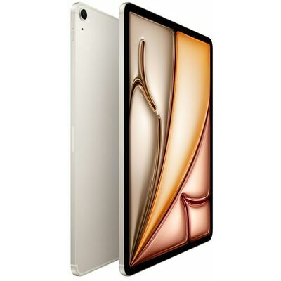 Apple iPad Air 13-inch (M4), 256 GB, Starlight - front and back view
