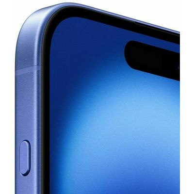Apple iPhone 16 Plus, Blue – front and back view