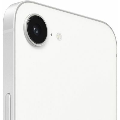 Apple iPhone 16e, 128 GB, White – front and back view