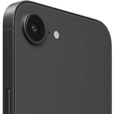 Apple iPhone 16e, 512 GB, Black – front and back view