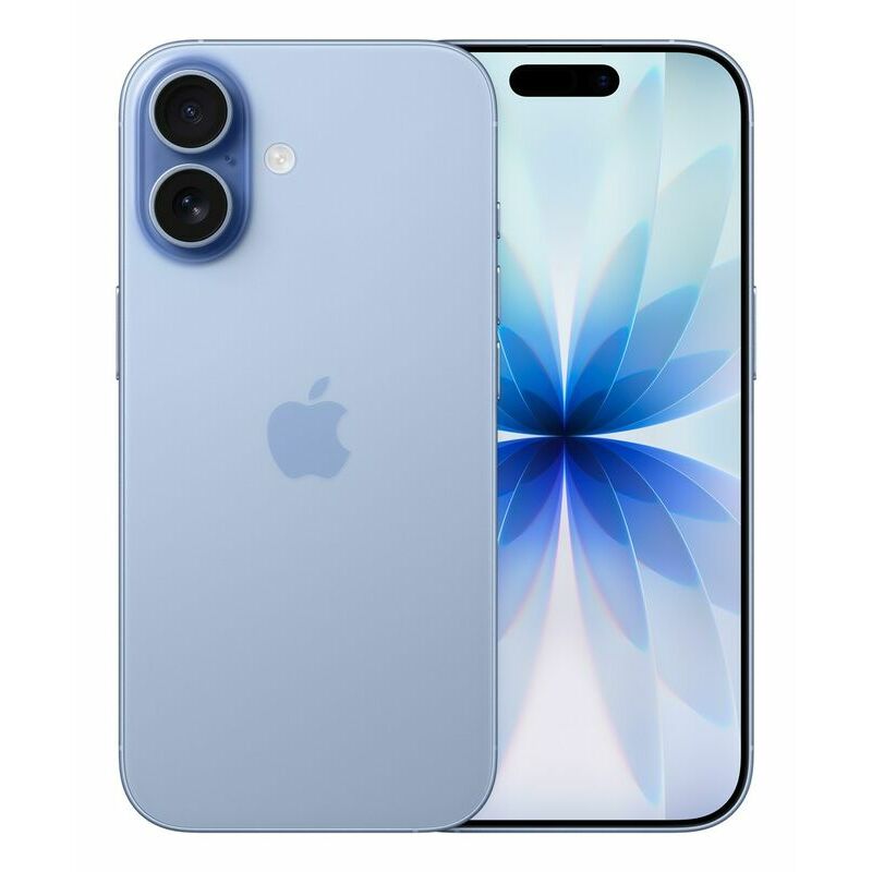 Apple iPhone 17, 256 GB, Blue – front and back view