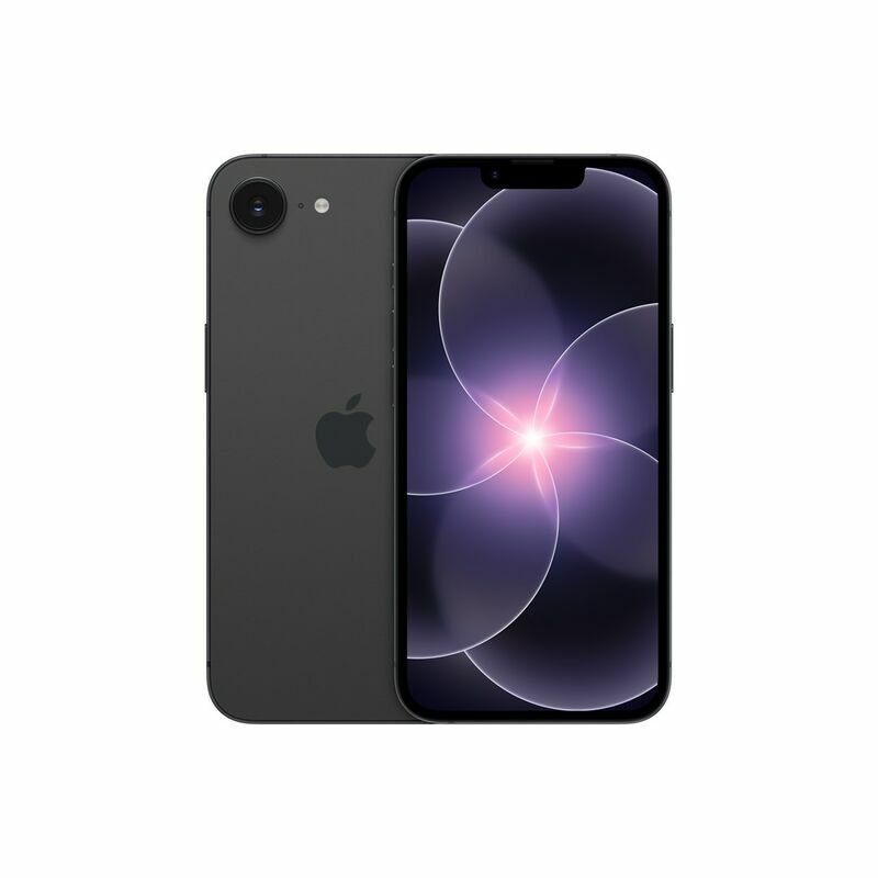 Apple iPhone 17e, 512 GB, Black – front and back view