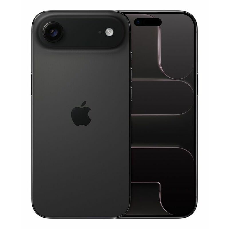 Apple iPhone Air, 1 TB, Black – front and back view