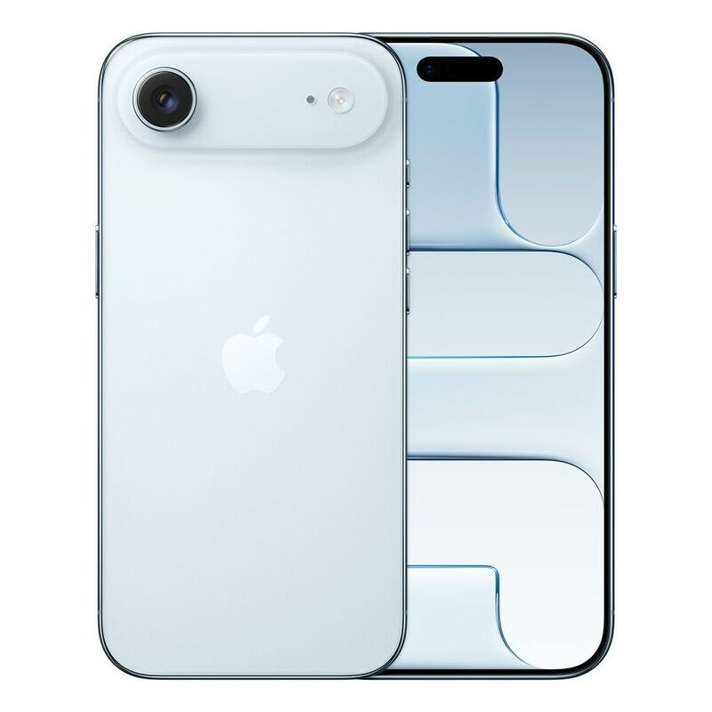 Apple iPhone Air, 1 TB, Blue – front and back view