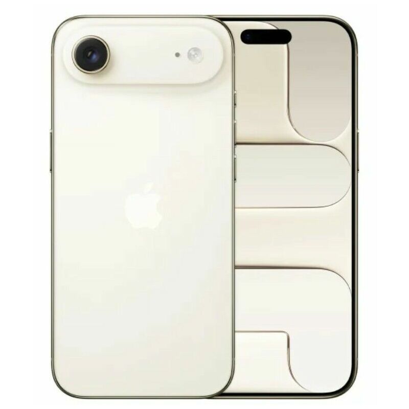 Apple iPhone Air, 512 GB, Light Gold – front and back view