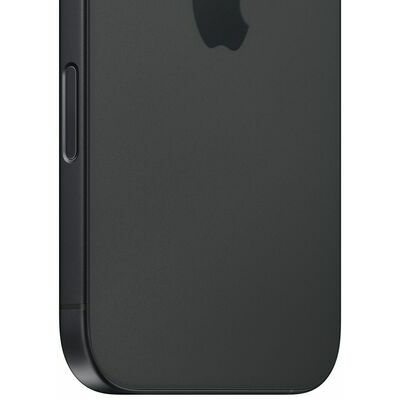Apple iPhone 16 Plus, Black – front and back view