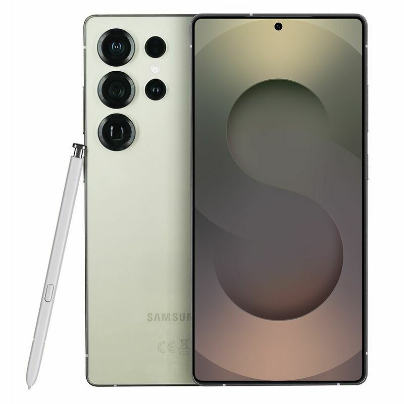 Samsung Galaxy S25 Ultra, 512 GB, Green – front and back view